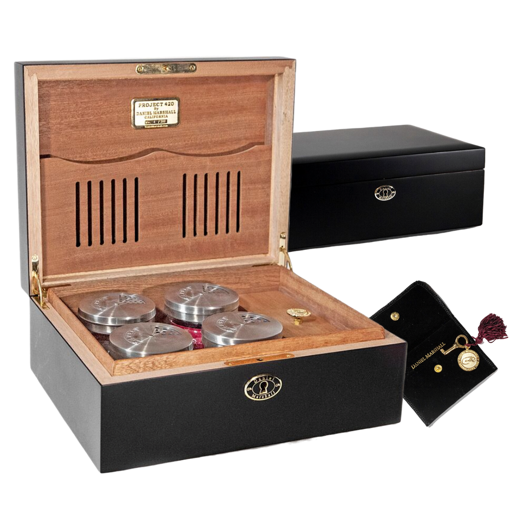 Project 420 Club Size Herbal Humidor -  Limited Edition Series by Daniel Marshall